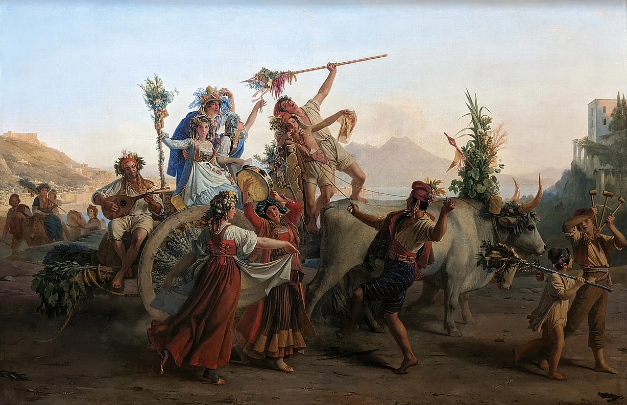 Il ritorno dalla festa della Madonna dell'Arco, vicino a Napoli - Museo del Louvre, Parigi